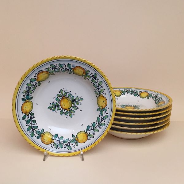 SET OF SOUP OR PASTA PLATES CM.25D, DESIGN: LIMONCINI